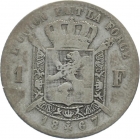 Belgien 1 Francs 1867 - DES BELGES - Leopold II